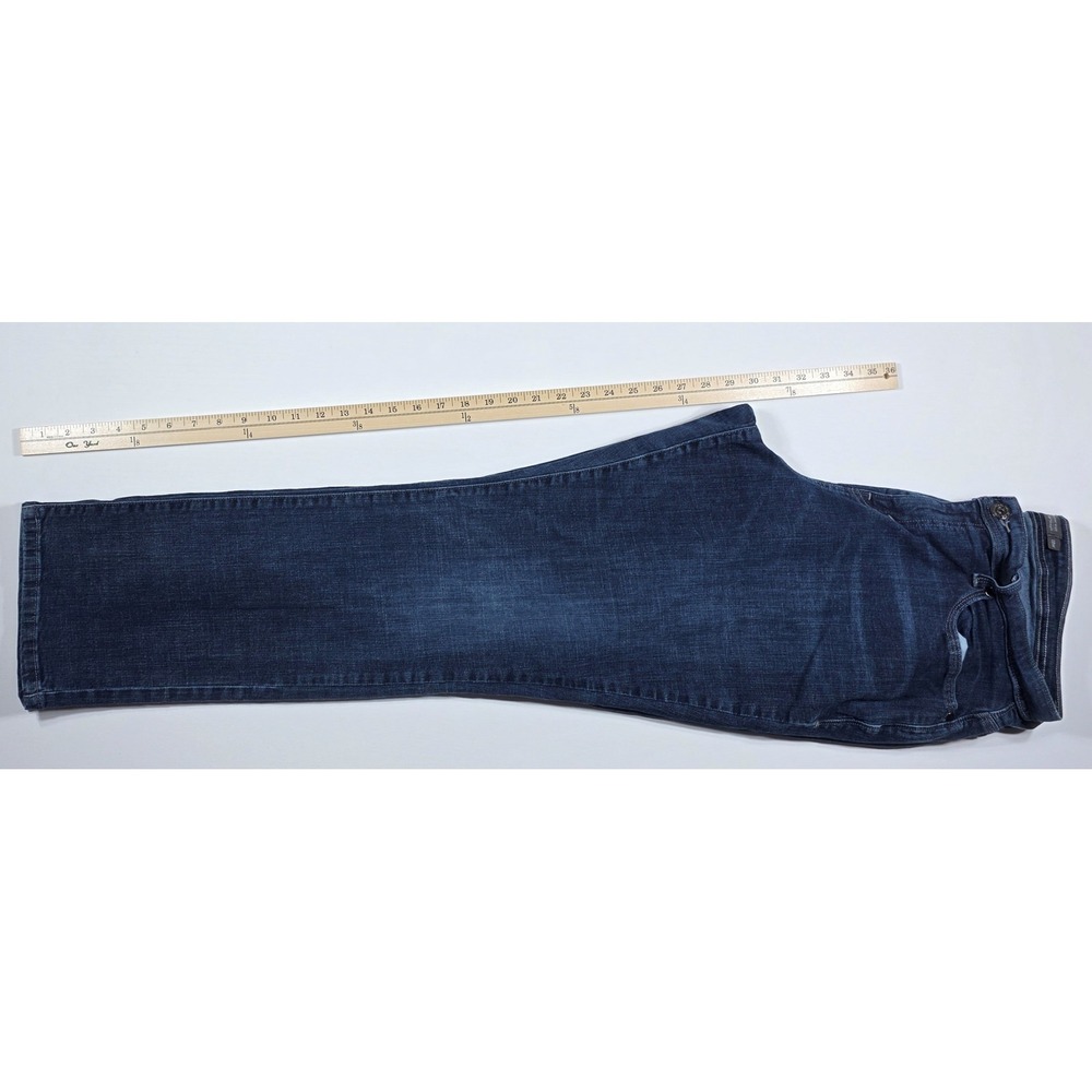 Levis 580 Defined Waist Straight Leg Jeans Women's 18W M Dark Wash - Picture 7 of 11